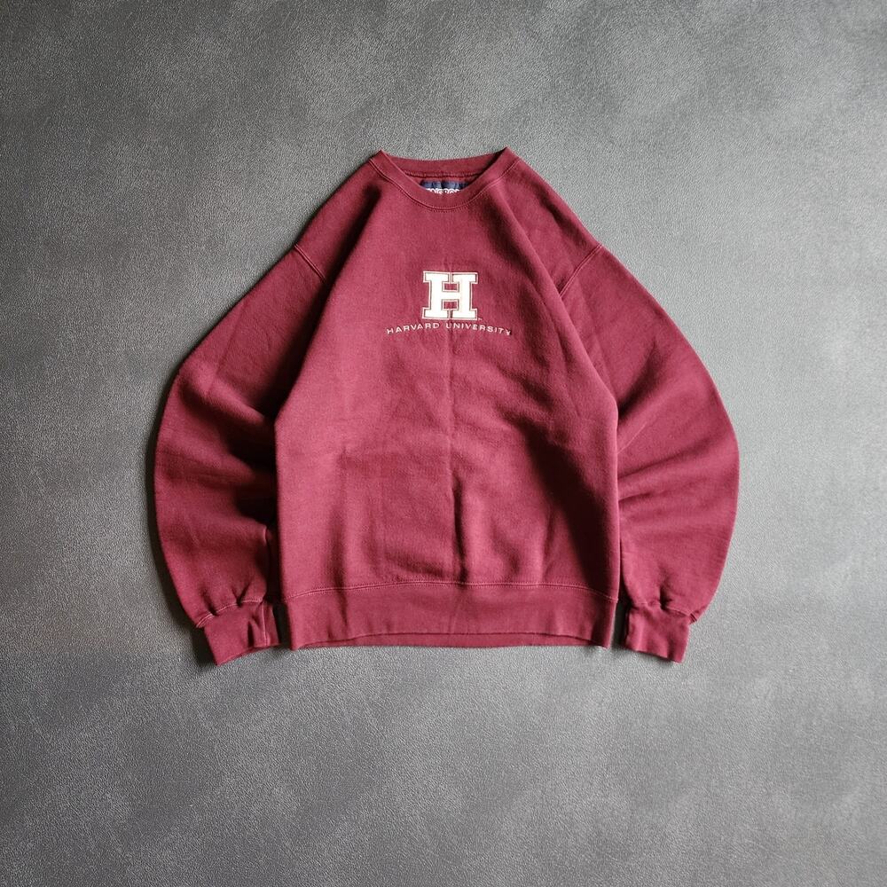 Vintage Harvard University Burgundy Jansport Sweatshirt Small